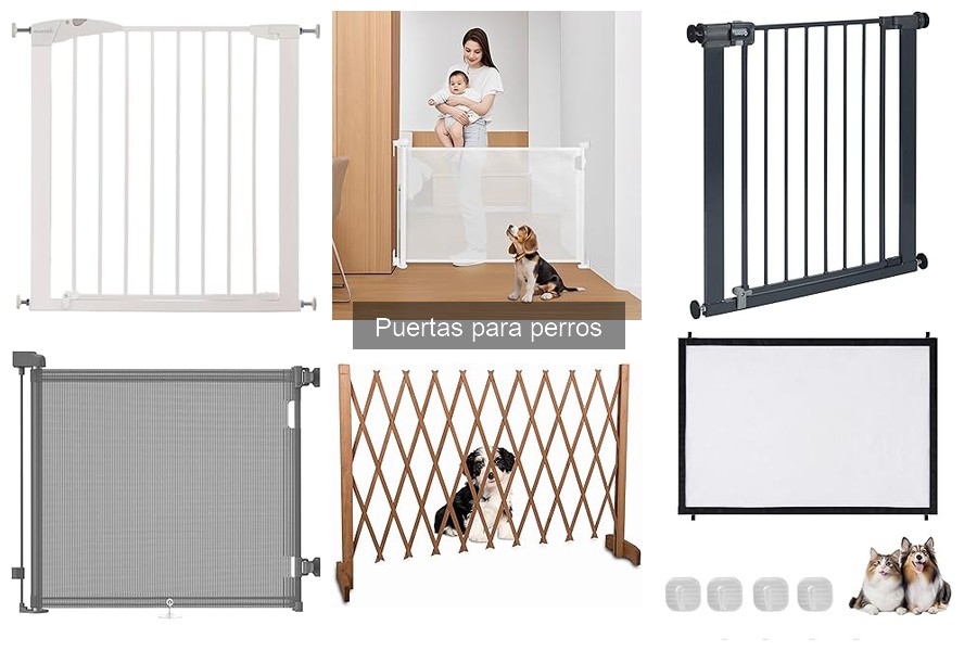 Mejores puertas para perros en hogares con varias mascotas