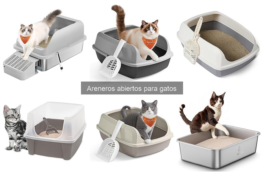 Ofertas y precios de areneros abiertos para gatos 2023