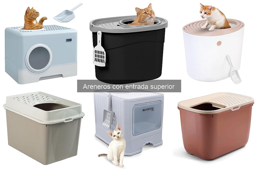 Opiniones sobre Areneros con Entrada Superior para Gatos