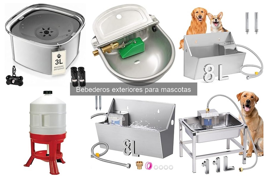 Opiniones sobre bebederos exteriores para mascotas