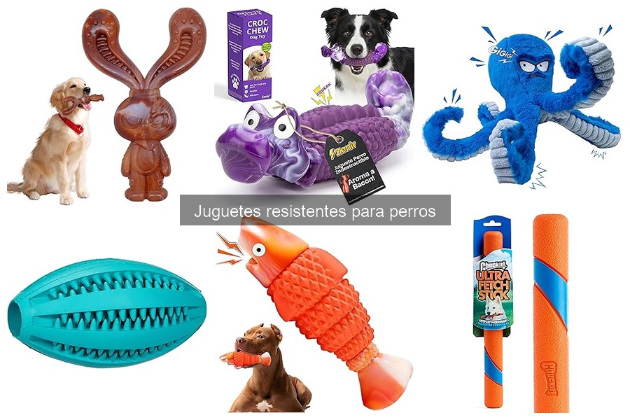 Opiniones sobre los Mejores Juguetes Resistentes para Perros