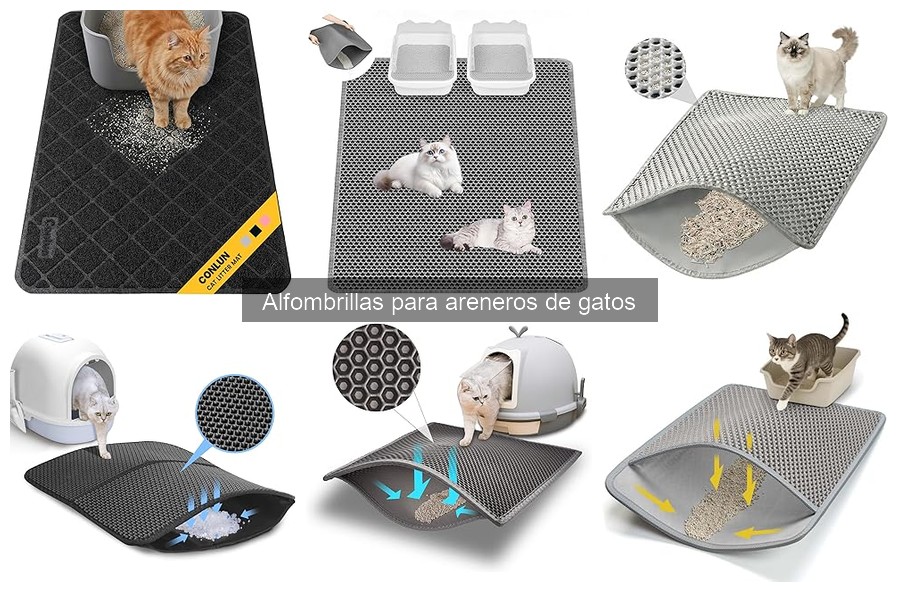 ¿Por qué mi gato no usa la alfombrilla para arenero?