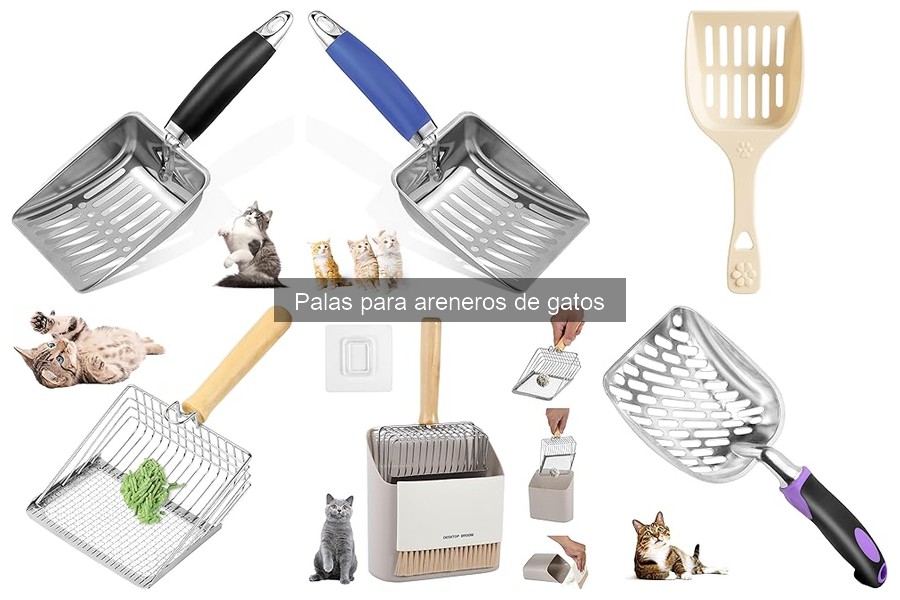 Problemas comunes al usar palas para areneros de gatos