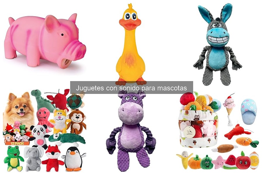 Problemas comunes con juguetes con sonido para mascotas