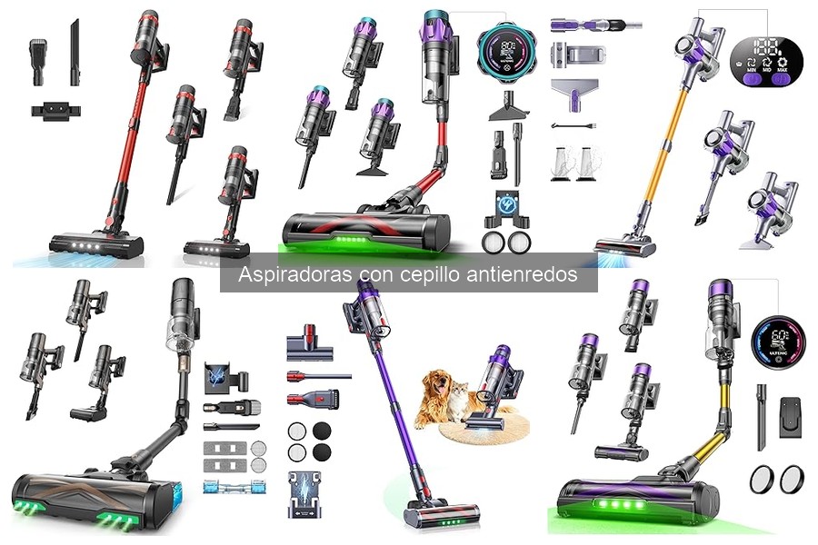 ¿Qué hace un cepillo antienredos en aspiradoras?