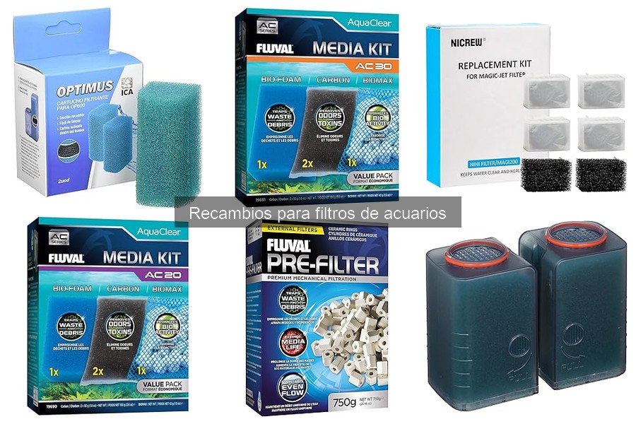 ¿Qué hacer si el recambio no encaja en mi filtro de acuario?