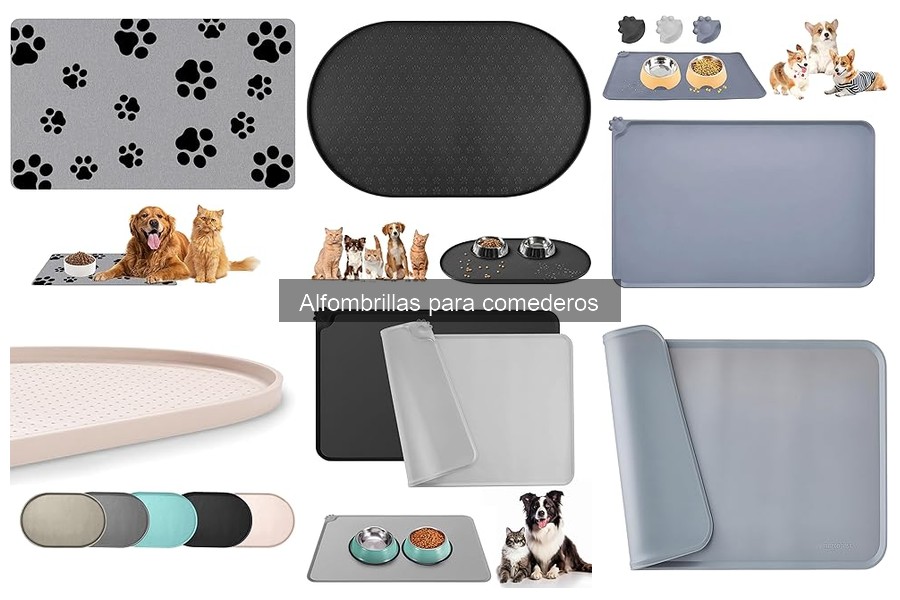 ¿Qué son las alfombrillas para comederos de mascotas?