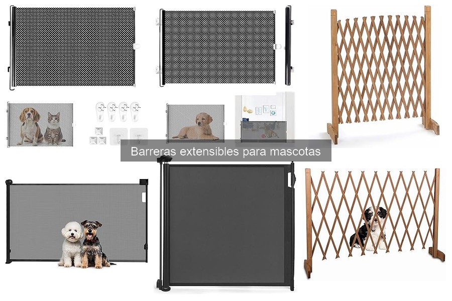 ¿Qué son las barreras extensibles para mascotas?