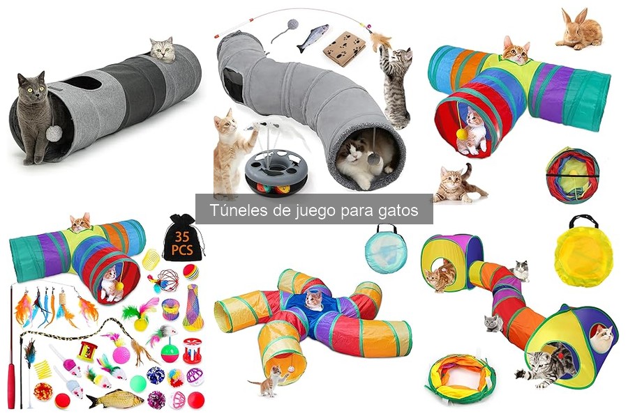 ¿Qué son los túneles de juego para gatos? Conoce sus beneficios