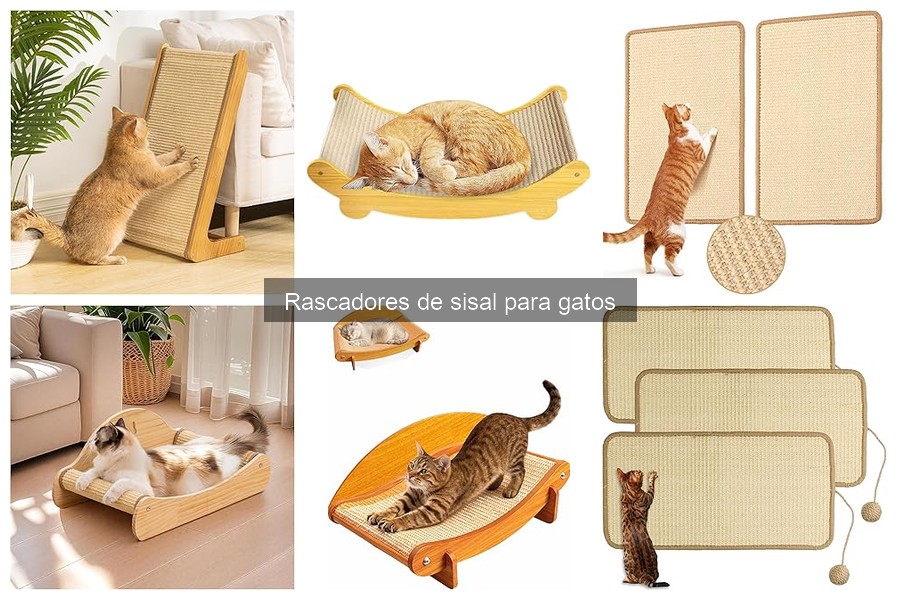 Rascadores de sisal ideales para apartamentos pequeños