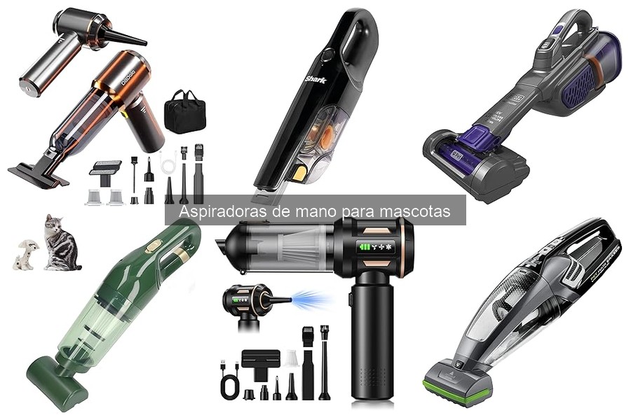 ¿Son efectivas las aspiradoras de mano para recoger pelos de mascotas?