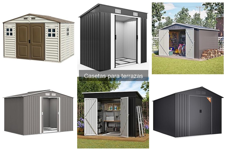 Tipos de casetas para terrazas: materiales y estilos
