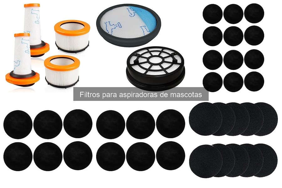 Tipos de filtros para aspiradoras de mascotas: HEPA y más