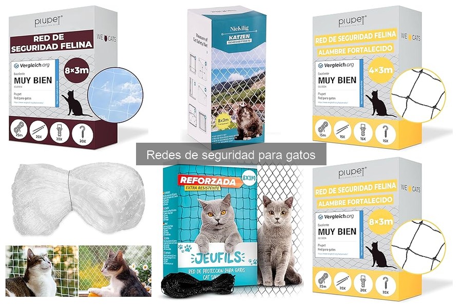Tipos de redes de seguridad para gatos: características y opciones