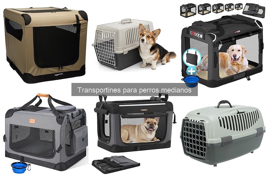 Tipos de transportines para perros medianos: guía completa