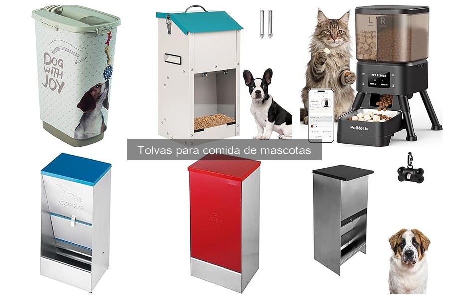 Ventajas y desventajas de las tolvas para comida de mascotas