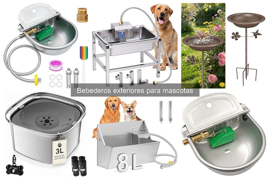 Ventajas y desventajas de los bebederos exteriores para mascotas